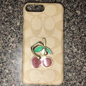 Authentic Coach iPhone 8 Plus / 7 Plus Phone Case